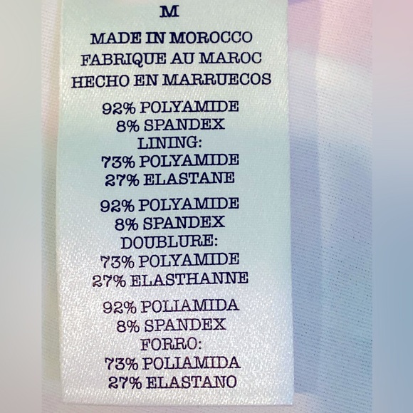 NWT Lemlem Amira Geo Print Belted Pink One-Piece - Sz M - Picture 9 of 13